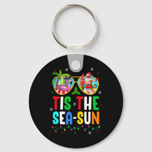 Porte-clés C'est le soleil de la mer Santa Beach été Noël en
