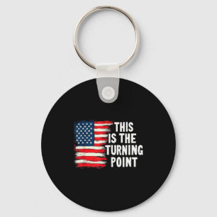 Porte-clés C'est le Tee du tournant Drapeau Usa pour hommes e