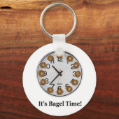 Porte-clés C'est l'heure des Bagels ! (Recto)