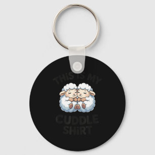 Porte-clés C'est Ma Chemise Câline Mouton Couple Dormir Doux