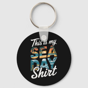Porte-clés C'est ma chemise de jour de mer drôle de famille d