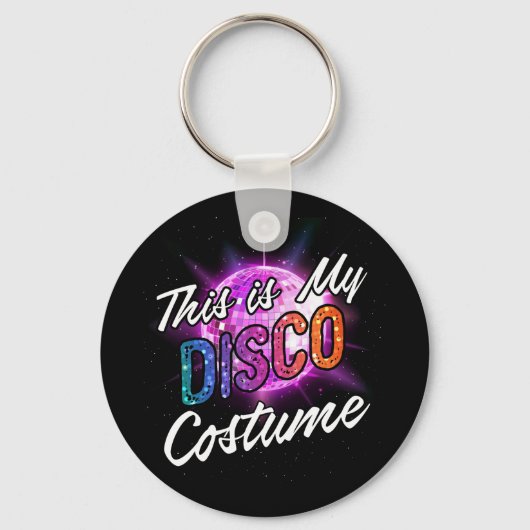 Porte-clés C'Est Ma Disco Costume Disco Fête les années 70 80 (Recto)
