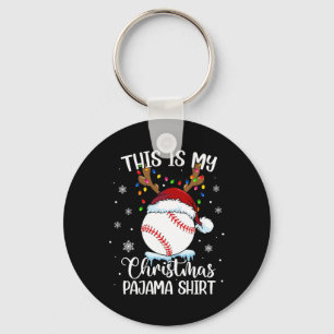 Porte-clés C'est ma noël baseball xmas sports boys me