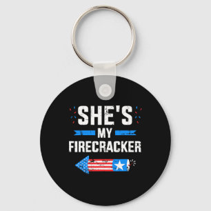 Porte-clés C'est ma partenaire de jumelage de Firecracker pou