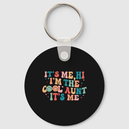 Porte-clés C'est moi Bonjour Je suis la Cool Tante C'est moi  (Recto)