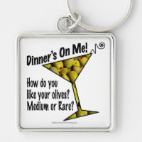 PORTE-CLÉS - C'est moi qui régale, des olives ? À