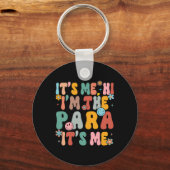 Porte-clés C'est moi Salut Je suis le professeur PARA Profess (Verso)