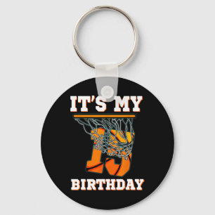 Porte-clés C'est mon 15e anniversaire Bysketbyll Boy Party 15