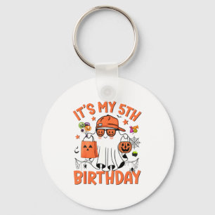 Porte-clés C'est mon 5ème anniversaire Funny Halloween Boo Fa