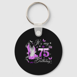Porte-clés C'est mon 75e anniversaire Rose 75 ans Anniversair