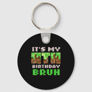 Porte-clés C'est mon 8e anniversaire Bruh Xel Gamer 8e annive