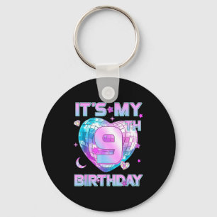 Porte-clés C'est mon 9e anniversaire fille 9 ans Kp Bday