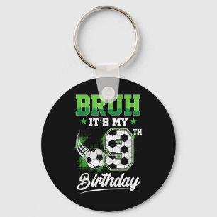 Porte-clés C'est mon 9e anniversaire garçon fan de sport 9 an