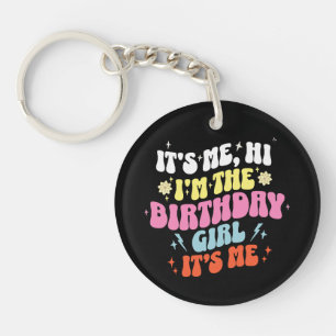 Porte-clés C'est mon anniversaire les filles