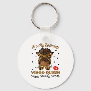 Porte-clés C'est Mon Anniversaire Reine Vierge Joyeux Anniver