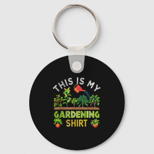 Porte-clés C'Est Mon Chemise De Jardinage Funny Gardener Pla