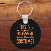 Porte-clés C'est mon costume d'Halloween (Recto)