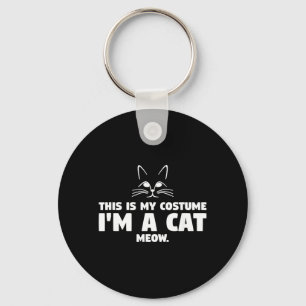 Porte-clés C'est Mon Costume Je Suis Un Chat Miaou _ Hallowee