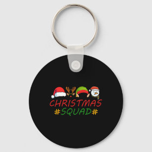 Porte-clés C'Est Mon Escouade De Noël Pyjama Joyeux Noël Fami