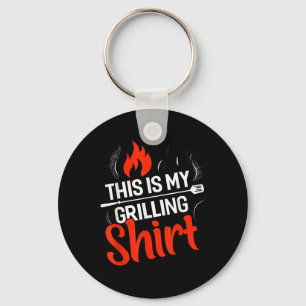 Porte-clés C'Est Mon Grilling Funny Barbecue Fumeur Bbq