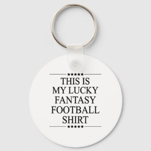 Porte-clés C'est mon maillot de foot fantaisie chanceux Funny