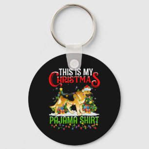 Porte-clés C'Est Mon Pasteur Allemand De Chemise De Noël