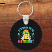 Porte-clés C'est Okay Pour Être Différent Puzzle de Visage So (Recto)