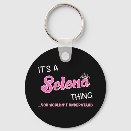 Porte-clés C'est Selena que tu ne comprendrais pas (Recto)