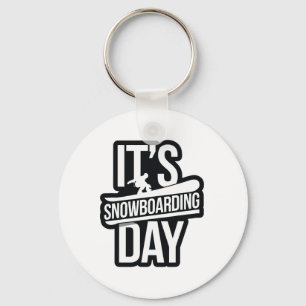 Porte-clés C'est Snowboard Day Apparel pour Snowboarder Snow