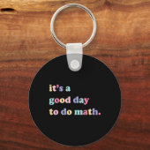 Porte-clés C'est un bon jour de faire des maths pour les ense (Recto)