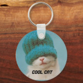 Porte-clés C'est un chat Cool (Recto)