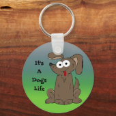 Porte-clés C'est un chien en caricature (Recto)