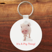 Porte-clés C'est un cochon (Recto)