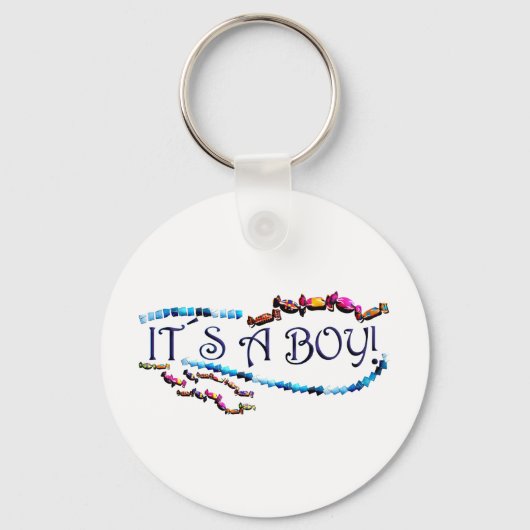 Porte-clés C'est un garçon (Recto)
