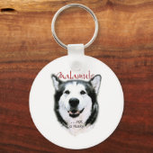 Porte-clés C'est un malamute (Recto)