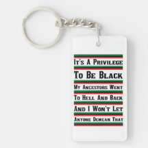 C'est un privilège d'être noir