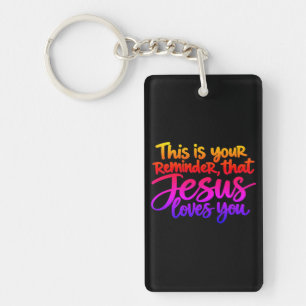 Porte-clés C'est un rappel que Jésus vous aime
