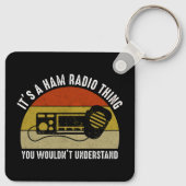 Porte-clés C'est un truc de radio de jambon - vous ne compren (Dos)