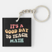 Porte-clés C'est Une Bonne Journée Pour Enseigner Les Maths I (Dos)