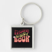 Porte-clés C'est une bonne journée pour lire un livre (Devant)