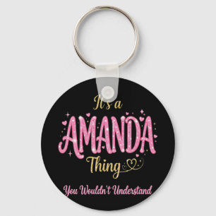 Porte-clés C'est une chose Amanda Rose Gold Femme Cadeau