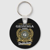 Porte-clés C'est une chose de Groninga que vous ne comprendri (Recto)