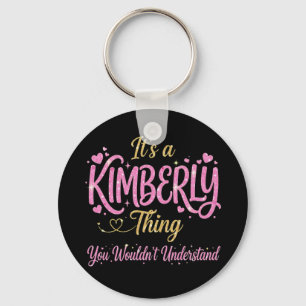 Porte-clés C'est une chose de Kimberly rose or femme cadeau