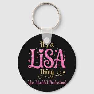 Porte-clés C'est une chose de Lisa Rose Gold Femme Cadeau