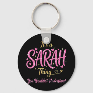 Porte-clés C'est une chose de Sarah Rose Gold Femme Cadeau