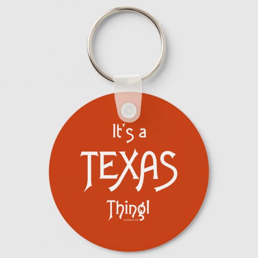 Porte-clés C'est une chose du Texas ! (Recto)