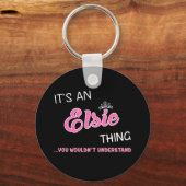 Porte-clés C'est une chose Elsie que vous ne comprendriez pas (Recto)