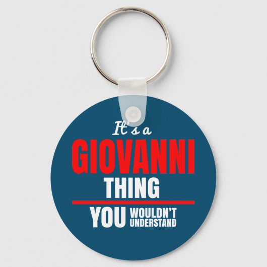 Porte-clés C'est une chose Giovanni que vous ne comprendriez  (Recto)