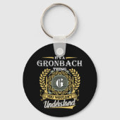 Porte-clés C'est une chose Gronbach que vous ne comprendriez  (Recto)