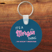 Porte-clés C'est une chose Morgan que tu ne comprendrais pas (Recto)